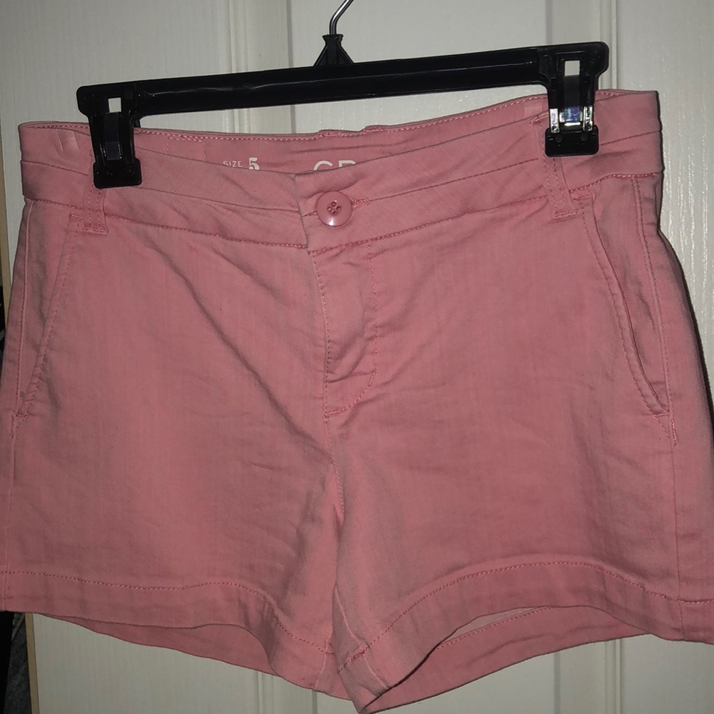 light pink shorts